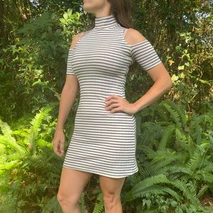 Black and white dress - size small - vintage
